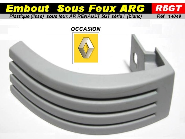 Embout aile sous feu ARG Renault 5 GT Turbo montage Lisse 1ere serie
