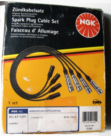 Faisceau allumage SUBARU Forester 2.0l 1998 a 2002 NGK RC-EF1201  0345