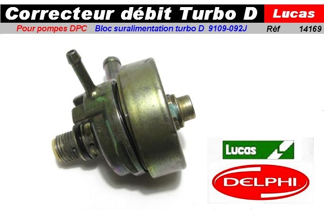 Kit membrane correcteur debit turbo suralimentation pompe LUCAS DPC