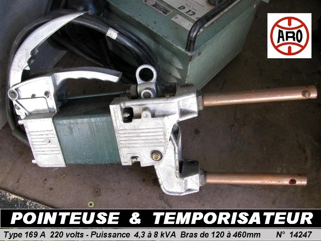 Pointeuse P169A et Temporisateur D12a ARO - 220 / 24 volts (Atelier)