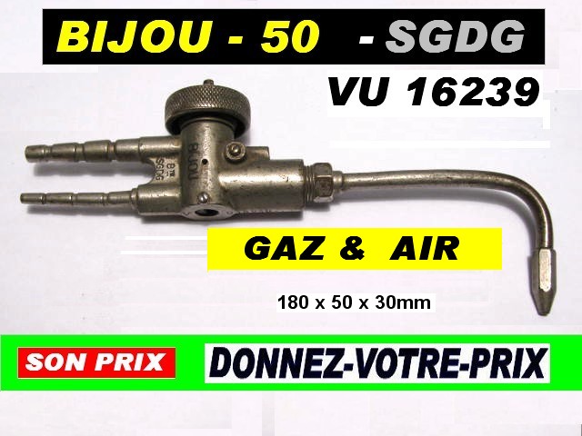 Chalumeau soudeur BIJOU SGDG VU 16239
