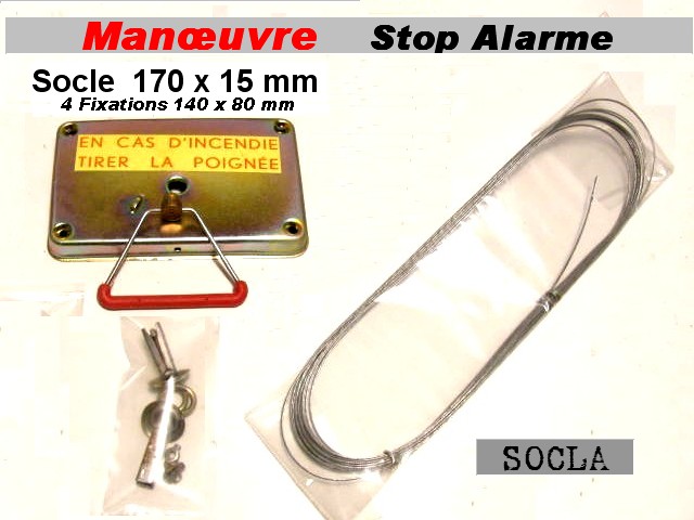 Stop-Alarme a cable Socla