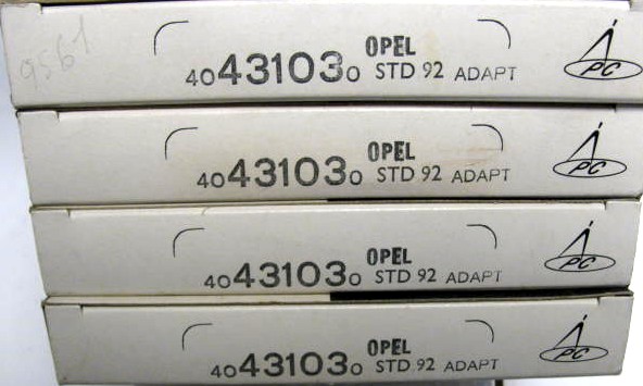 Segments Moteur Opel 2300 Diesel 4 cylindres diametre 92 mm 2.0 x 2.0 x 4.0 mm 