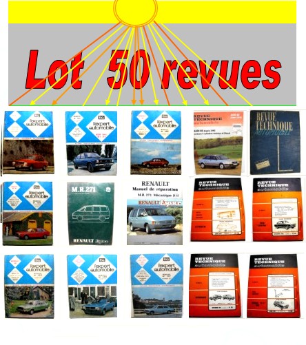 DONNEZ VOTRE PRIX Lot 50 Revues Techniques RTA LEA & CD intractifs 