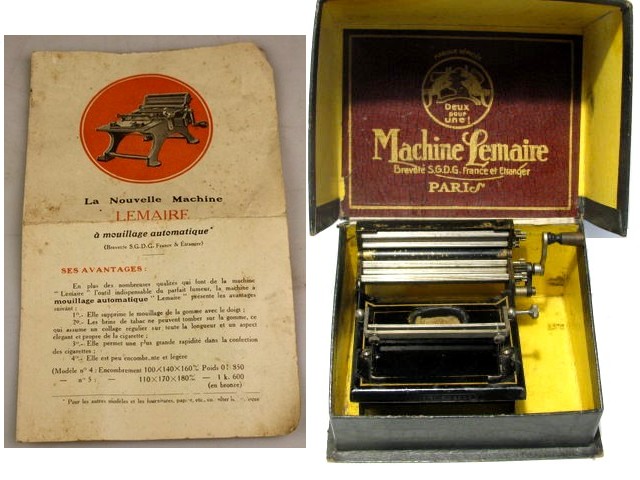 LEMAIRE machine A cigarettes VINTAGE