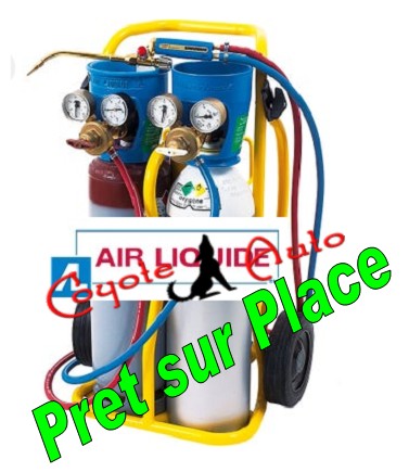 Poste a souder autogene chalumeau oxy-acetylene complet (vente sur place)