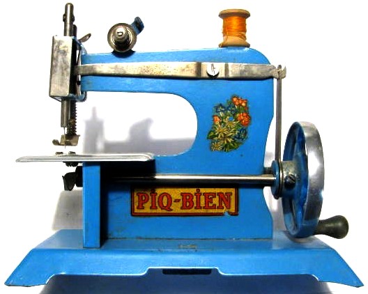 PIQ-BIEN BLEU machine  coudre enfant VINTAGE