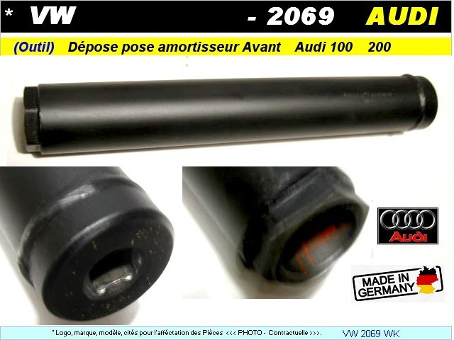 Cle Specifique depose pose cartouche amortisseurs avant AUDI 100 200