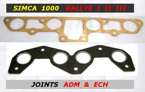 Joint de Collecteur - Echappement & Admission - SIMCA 1000 Rallye I II III - MEILLOR