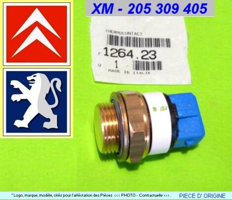 Contacteur température ventilateur radiateur XM 205 309 405 - CITROEN 1264.23