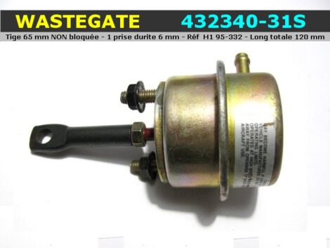 Wastegate GARRETT - N° 432340-31S  H1 95-332 (occasion contrôlé)