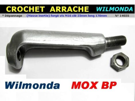 Griffe WILMONDA pour arrache MOX BP écrou 23 mm long 170 mm (dépannage)