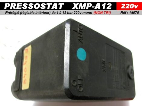 Boîtier pressostat 220v mono - 1 bar à 12 bar réglage intérieur – Image 2