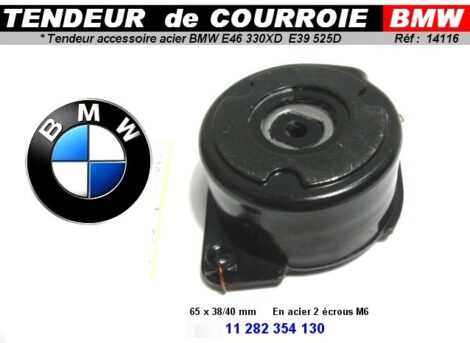 Tendeur de courroie 65 x 38/40 11282354130 - BMW E 46 E39