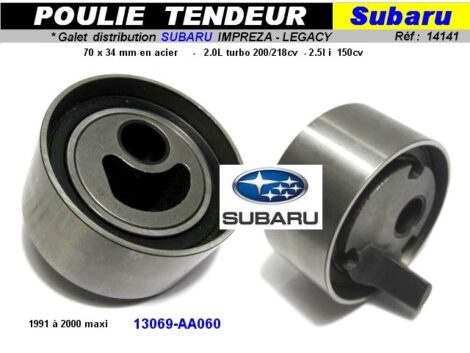 Poulie tendeur - SUBARU 70x34 mm - 13069-AA060