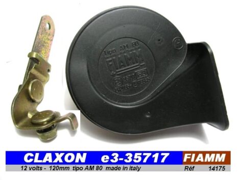 Klaxon 12 volts FIAMM AM80 – Image 2