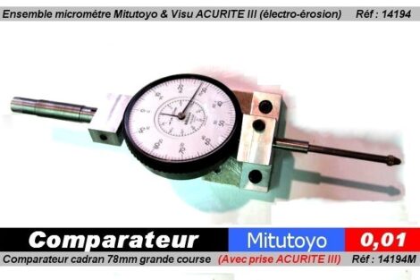 Visu Acurite III avec son comparateur Mitutoyo - Machine Eléctroérosion – Image 5