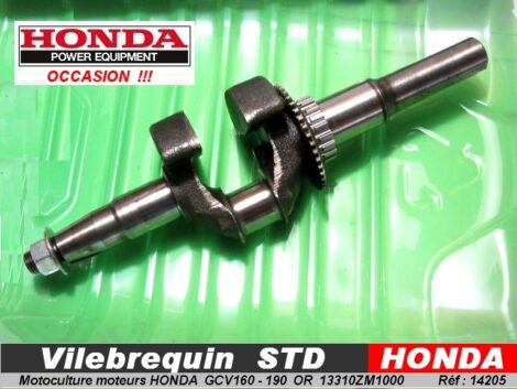 Vilebrequin vertical STD - Pièce motoculture HONDA GCV160 190 - OR 13310ZM1000