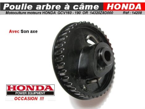 Distribution poulie AC  - Pièce motoculture HONDA GCV160 OR 14320Z8D000 – Image 2