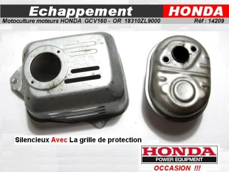 Echappement pièce motoculture HONDA GCV160  - OR 18310ZL9000