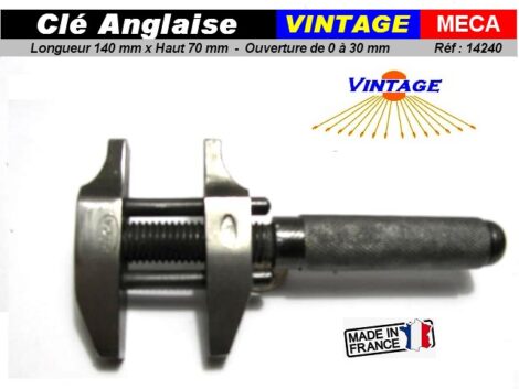 VINTAGE - Clé Anglaise - Petite longueur 140 mm ouverture 0 mm à 30 mm – Image 2
