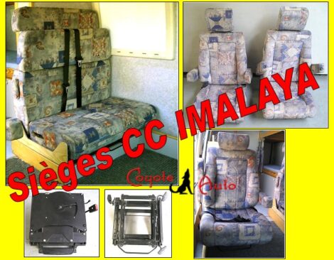 Acompte 50€ - Banquette Lit Sièges AV Embases Siège Latéral C-Car IMALAYA (Vente sur place)