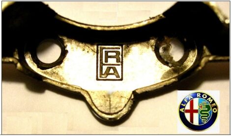 Insigne calandre - ALFA ROMEO Alfetta 1600 1800 années 1974 (occasion) – Image 2