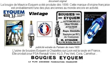 Lot 4 bougies EYQUEM RC62LS & 1 Booster allumage HB2 - Véhicules 12 volts à rupteurs – Image 6