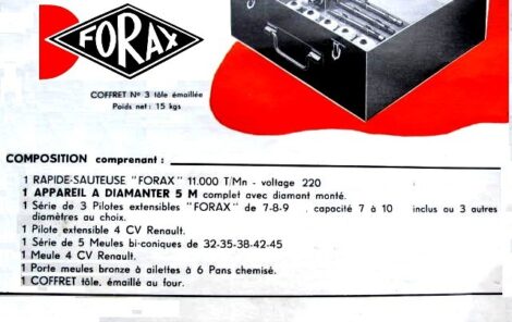 Réctifieuse de sièges de soupapes - Rapide Sauteuse - Meules  - 220v - 11000 Tmn - FORAX – Image 4