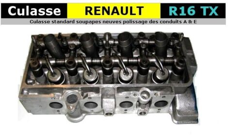 Acompte 50€ - Culasse recyclée complète - RENAULT R16 TX R12 Gordini 1600 (Vente sur place)