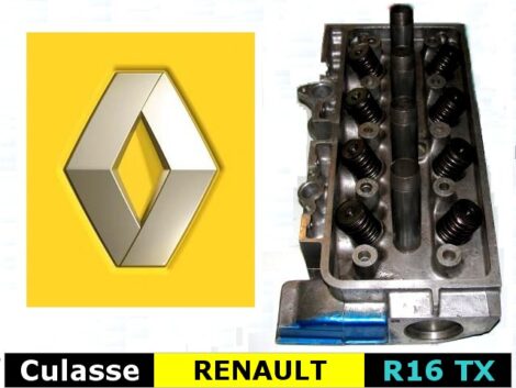 Culasse seule révisée - RENAULT R16 TX - Adaptable à R12 Gordini ou Alpine A110 1600