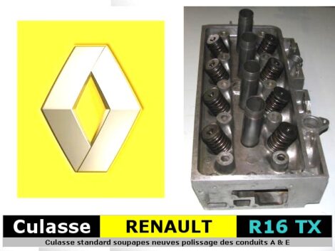 Culasse seule révisée - RENAULT R16 TX - Adaptable à R12 Gordini ou Alpine A110 1600 – Image 2
