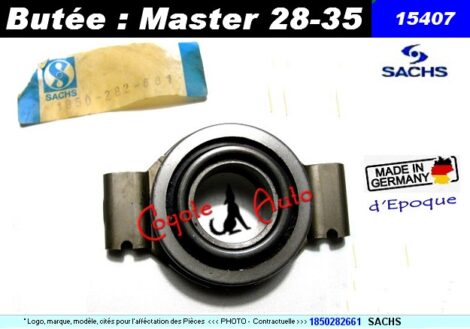Butée embrayage RENAULT Master T28 T35 SACHS 1850282661