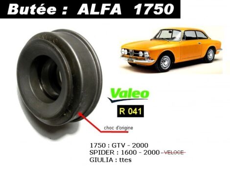 Butee embrayage Alfa Romeo 1750 GTV & 2000 SPIDER 1600 2000 GIULIA (collection) – Image 3