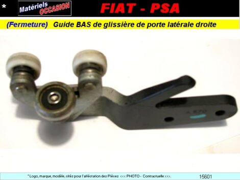 Guide de porte latérale droite - JUMPER BOXER DUCATO 1994 à 2002 – Image 2