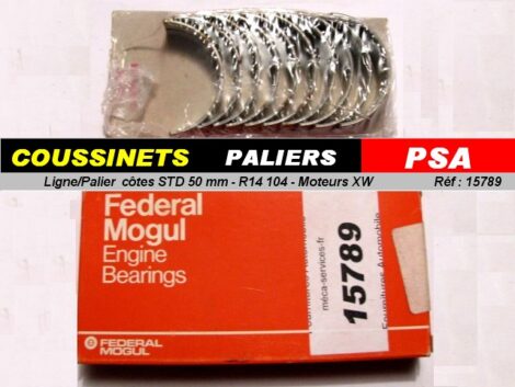 Coussinets de Lignes PSA Lna Visa 104 R14 Samba cotes STD 50mm