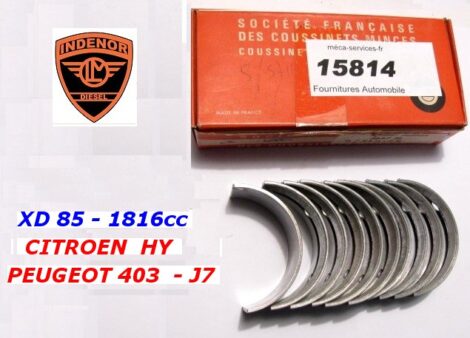Coussinets de Ligne - CITROEN HY - PEUGEOT 403 J7AD Diesel - INDENOR XD85 - 55 mm STD