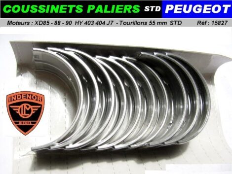 Coussinets de Ligne - INDENOR 403 404 504 HY J7 Diesel - XD85 XD88 XDP90 - STD 55mm
