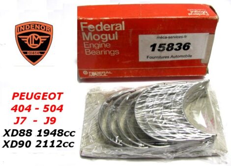 Coussinets de Ligne - PEUGEOT 404 J7AD - Diesel INDENOR XD88 XDP90 - STD 55mm