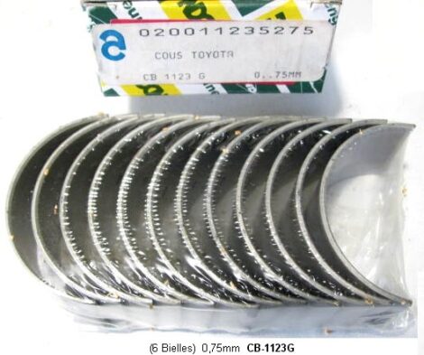 Coussinets de bielles - TOYOTA Land-Cruiser 3.9L 4.2L FJ (Réparation 0,75 mm)