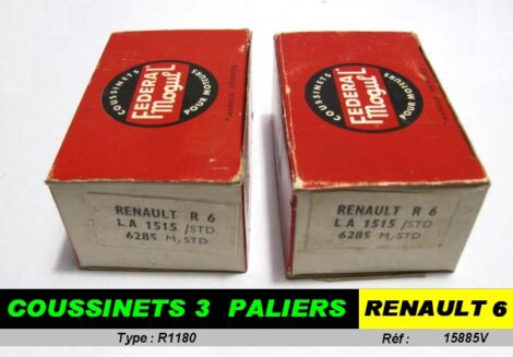 Coussinets de Ligne RENAULT R6 Diam STD 40 mm moteurs Ventoux – Image 2