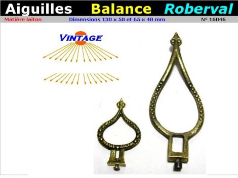 VINTAGE - Aiguilles de balance Roberval - Pour bijoux ou déco