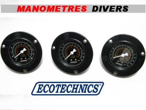 Manomètre contrôle gaz R12 & R134A -1 à 30 bar ECOTECHNICS – Image 2