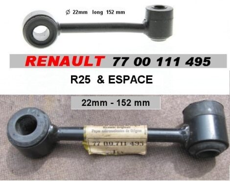 Rotule barre stabilisatrice G ou D - RENAULT R25 & Espace I II