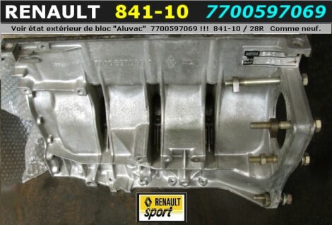 Bloc Renault 7700597069 - Base 841-10 1647cc - Pour Transformation 1860cc - OR 7700597069