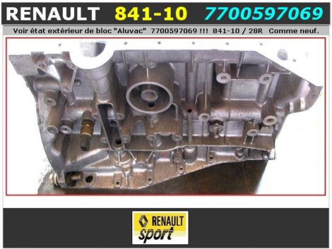 Bloc Renault 7700597069 - Base 841-10 1647cc - Pour Transformation 1860cc - OR 7700597069 – Image 2