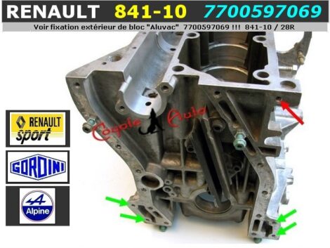Bloc Renault 7700597069 - Base 841-10 1647cc - Pour Transformation 1860cc - OR 7700597069 – Image 4