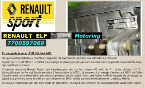Supplément ANNOTATION PHOTOS ANNONCE - 16168 - Bloc Renault 7700597069 base 841-10