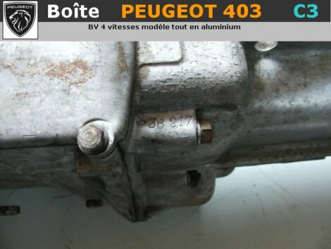 Acompte 50€ - Boîte 4 vitesses - Peugeot 403 essence - Montage origine C3 (Vente sur place) – Image 3