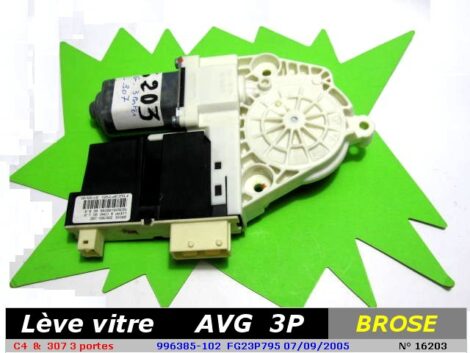 Léve vitre gauche C4 & 307  3 portes - BROSE 996385 (OCCASION)